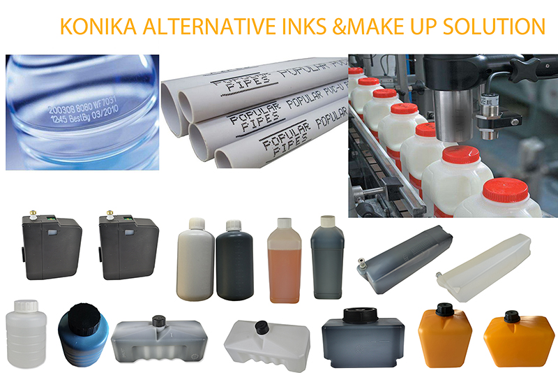 CIJ inkjet printing inks and make up solvents used for Markem imaje,Domino,Videojet,Linx inkjet Featured Image